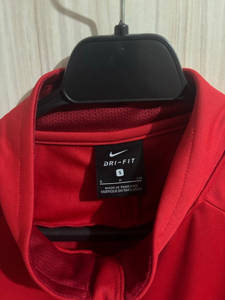 Orjinal nike Kırmızı Fermuarlı Spor Ceket - Görsel 2