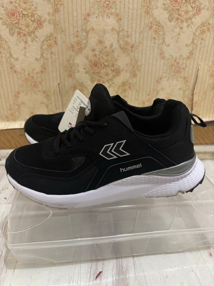 Hummel Siyah Bağcıklı Spor Ayakkabı - Görsel 4