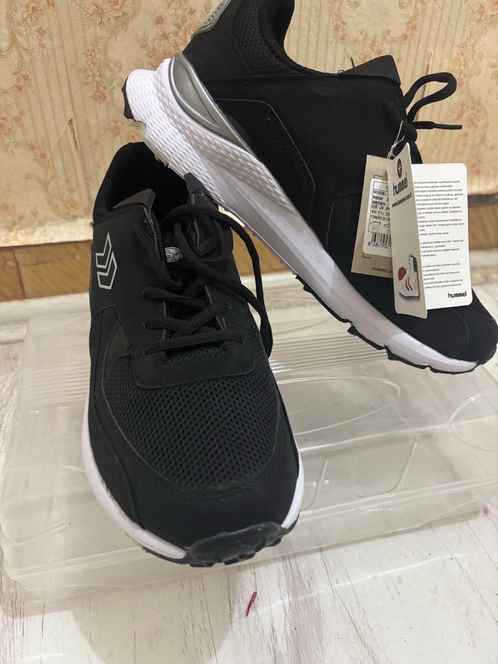 Hummel Siyah Bağcıklı Spor Ayakkabı - Görsel 3