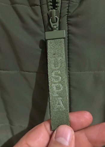 Uspa marka
Erkek Haki Fermuarlı Kapüşonlu Sweatshirt - Görsel 4