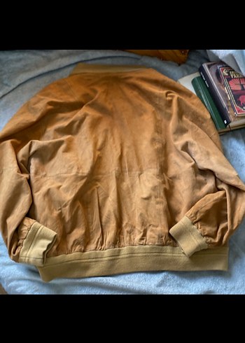 Vintage Henry Morell Hakiki Süet Deri Bomber Ceket - Görsel 7