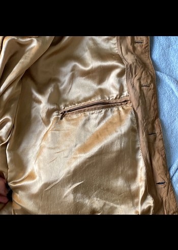 Vintage Henry Morell Hakiki Süet Deri Bomber Ceket - Görsel 6