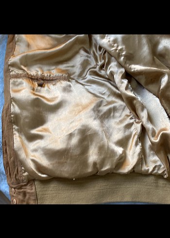 Vintage Henry Morell Hakiki Süet Deri Bomber Ceket - Görsel 4