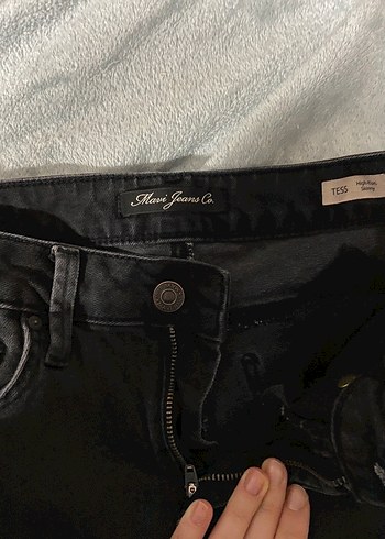 Mavi Jeans Nakışlı Füme Kadın Kot Pantolon - Görsel 2