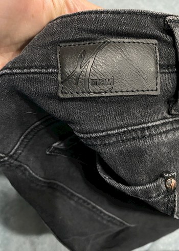 Mavi Jeans Nakışlı Füme Kadın Kot Pantolon - Görsel 5