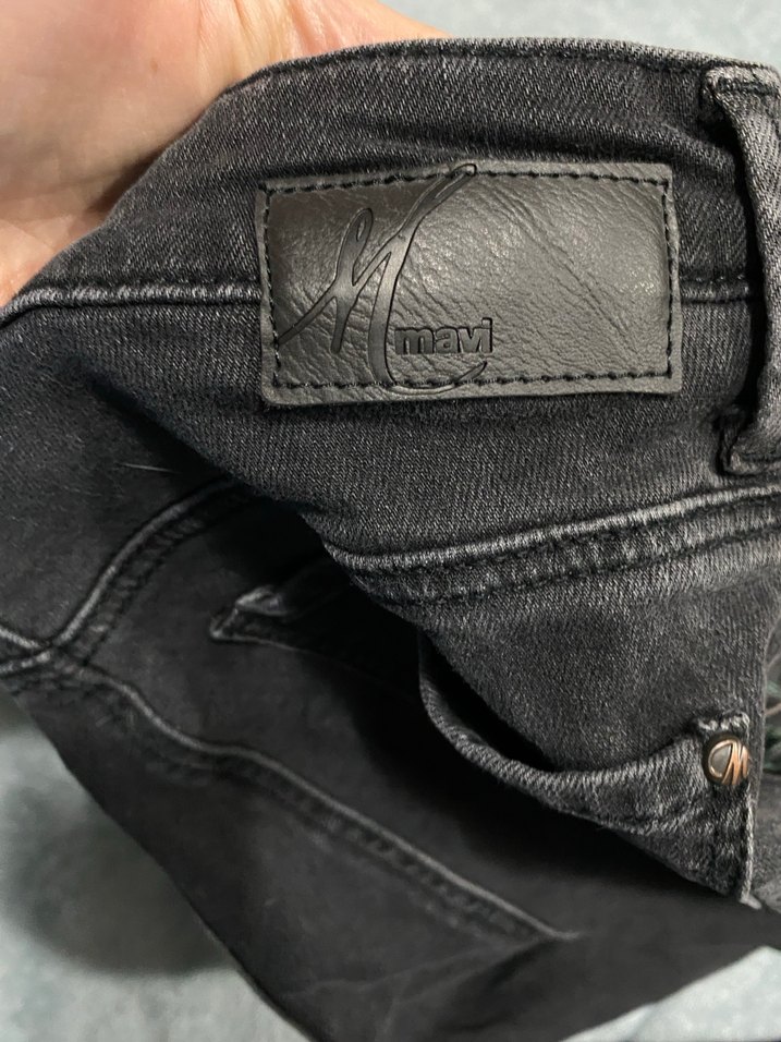 Mavi Jeans Nakışlı Füme Kadın Kot Pantolon - Görsel 5