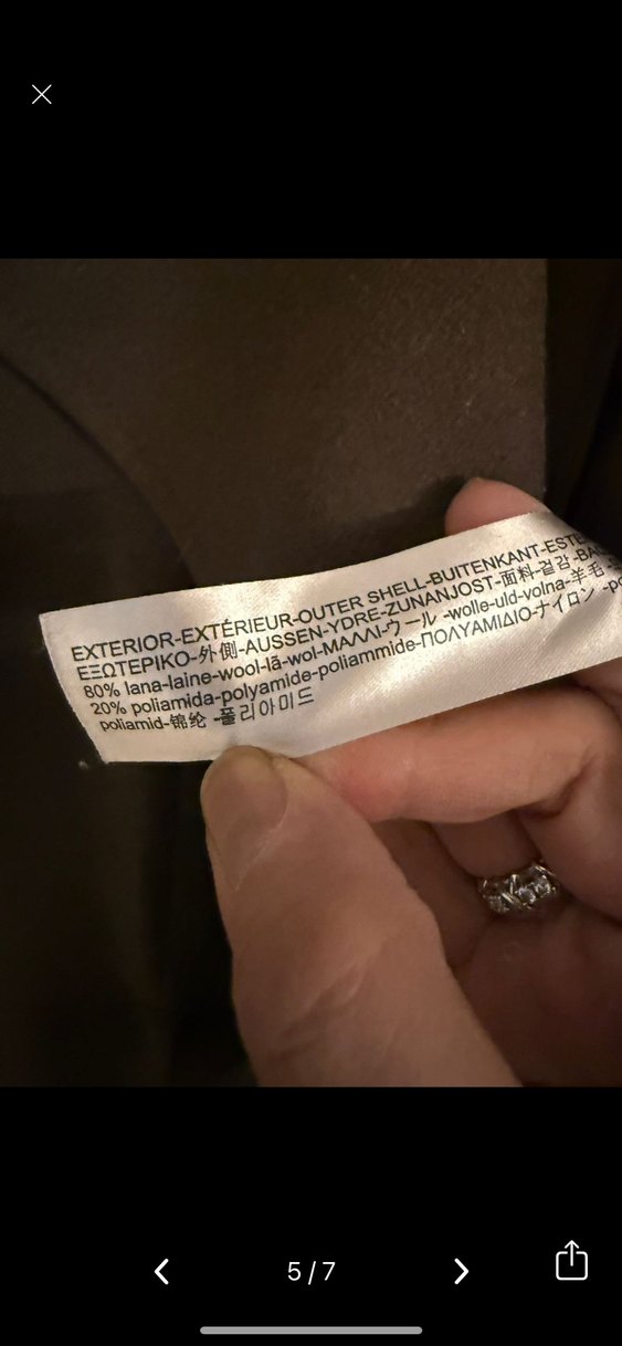 Massimo Yünlü Haki Kadın Kaban - Görsel 5