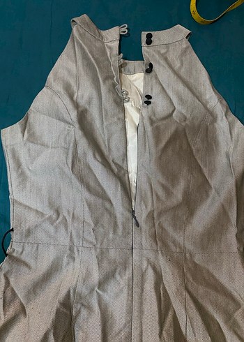 Y2K İpekyol Yün-İpek Midi Kalem Elbise - Görsel 7