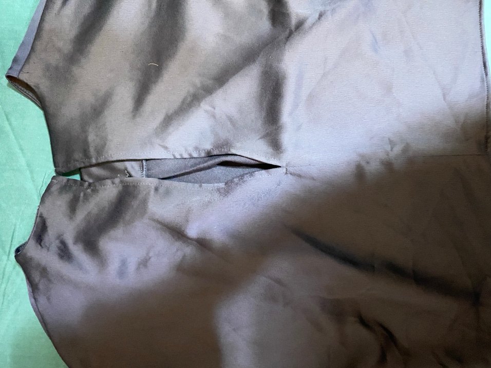 Mango Lacivert Saten Drapeli Bluz - Görsel 5