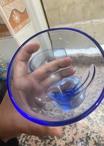 Renkli Mavi Ayaklı Kase Bardaklar - Görsel 3