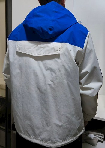 Napapijri Erkek Beyaz Mavi Fermuarlı Rüzgarlık - Görsel 5