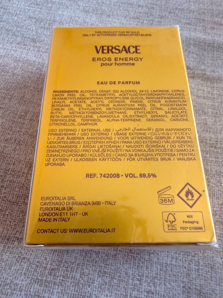 Versace Eros Energy Erkek Parfümü 50 ml - Görsel 2