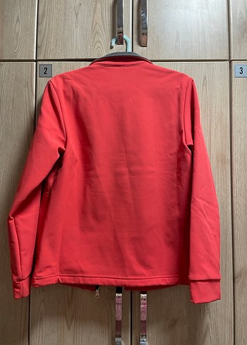 Fermuarlı Kırmızı Kadın Ceket - Görsel 4