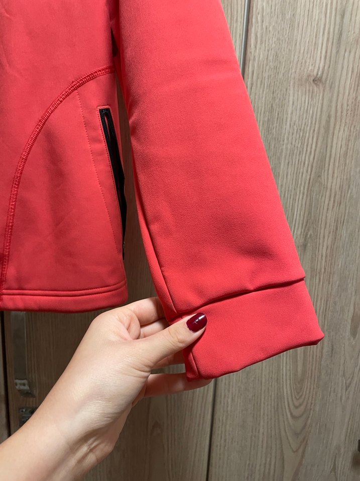 Fermuarlı Kırmızı Kadın Ceket - Görsel 3