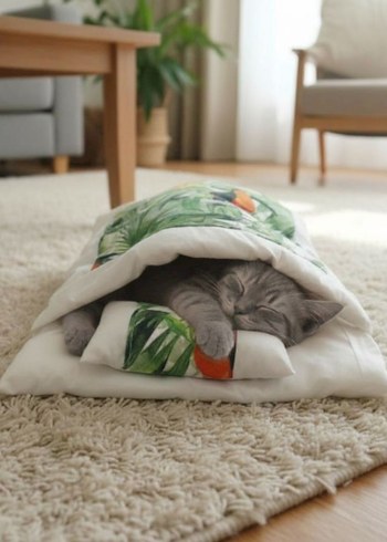 pofidik kedi yatağı - Görsel 3