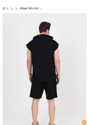 hoodraze sıfır kol kapşonlu tişört - Görsel 4