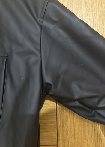 Kemerli Siyah Deri Kadın Ceket - Görsel 12