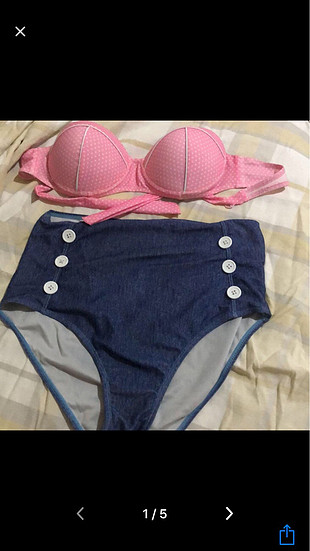 42 Beden pembe Renk Bikini takımı