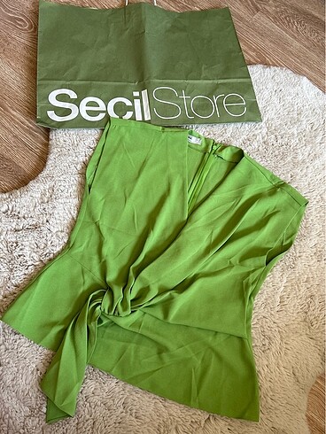 Seçil yesil bluz