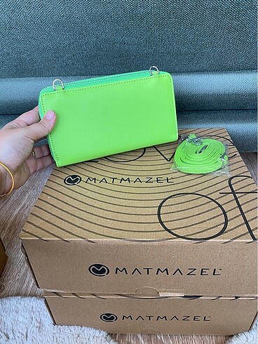 Matmazel Matmazel cuzdan askılı çanta