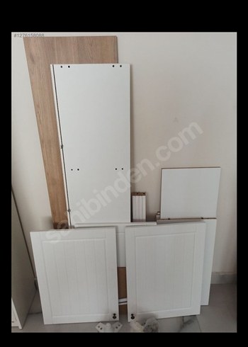 Beyaz ve ahşap konsolu evidea marka (mersin içi) - Görsel 3