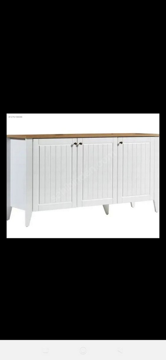 Beyaz ve ahşap konsolu evidea marka (mersin içi) - Görsel 5