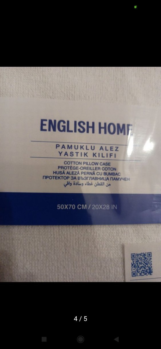 English Home %100 pamuk yastık Alez 2 tane - Görsel 4
