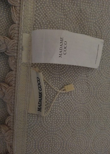 madamcoco Bej Bohem Tarzı Püsküllü Halı 80x150 2 tane fiyatı - Görsel 6