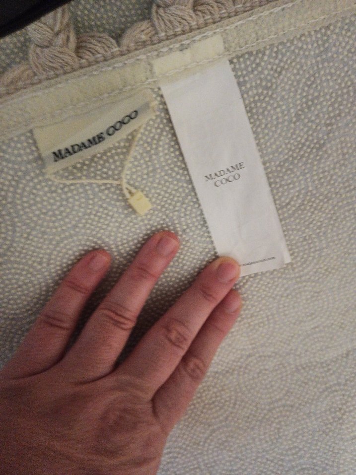 madamcoco Bej Bohem Tarzı Püsküllü Halı 80x150 2 tane fiyatı - Görsel 5