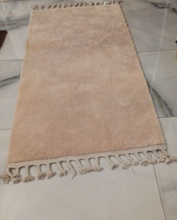 madamcoco Bej Bohem Tarzı Püsküllü Halı 80x150 2 tane fiyatı - Görsel 2