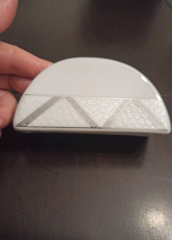 Gri porselen peçetelik hiç kullanılmamıştır temiz defosuz ürün - Görsel 2