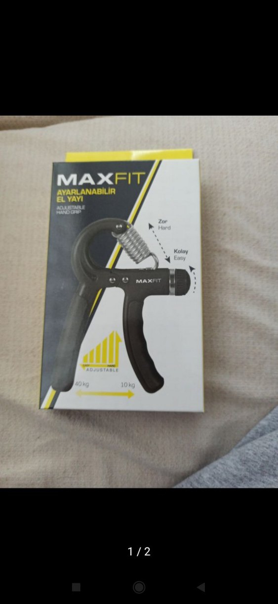MAXFIT Ayarlanabilir El Yayı paketli ürün - Görsel 2