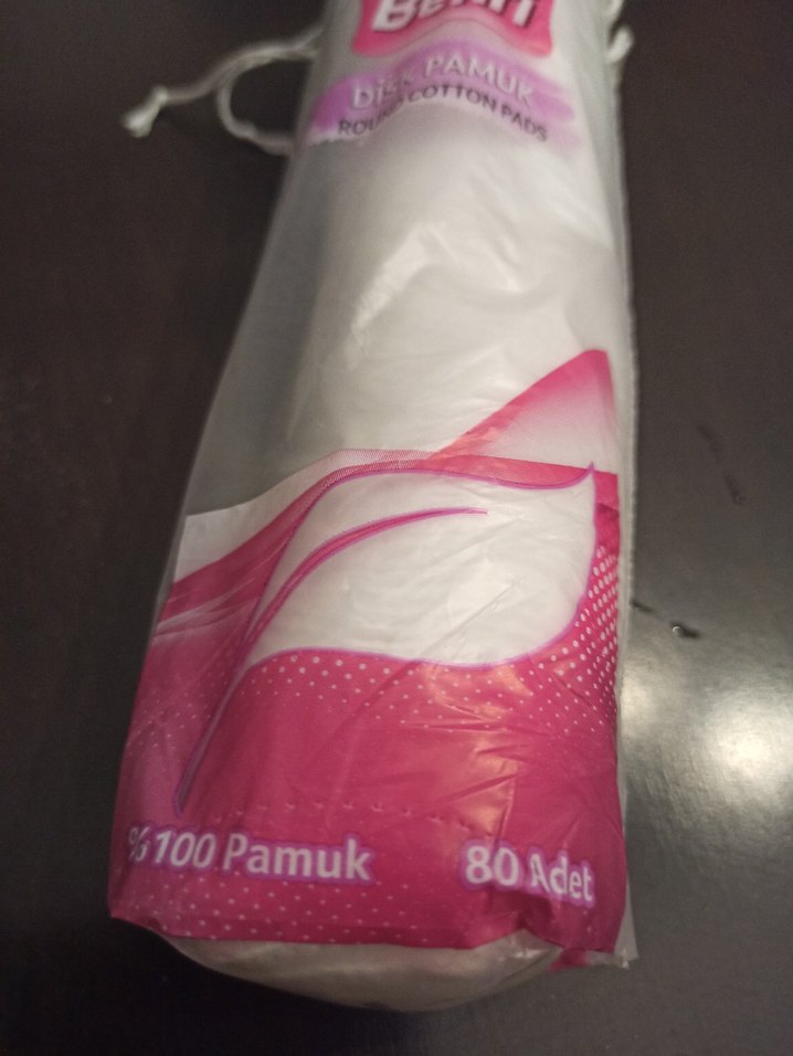 Benri Beyaz Yuvarlak Pamuk Disk 80 tane yeni ürün hiç açılmamış - Görsel 2