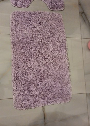 Mor Banyo Paspası Seti - Görsel 2