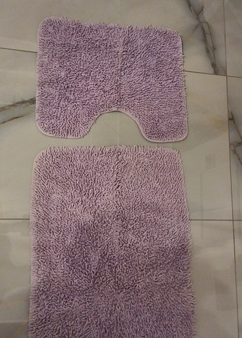 Mor Banyo Paspası Seti - Görsel 3