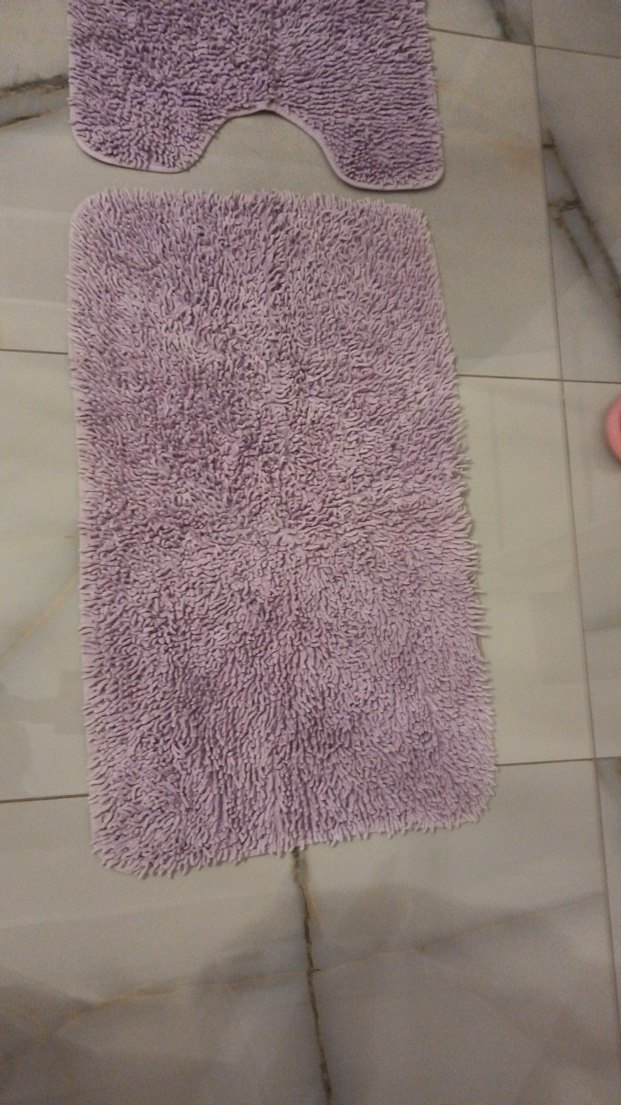 Mor Banyo Paspası Seti - Görsel 2