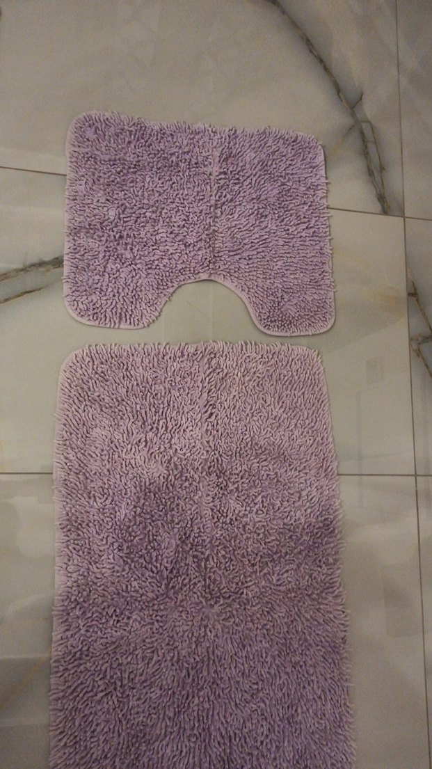 Mor Banyo Paspası Seti - Görsel 3