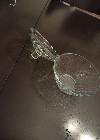 Parlak Kapaklı Cam şekerlik  yeni ürün hiç kullanılmamıştır - Görsel 4