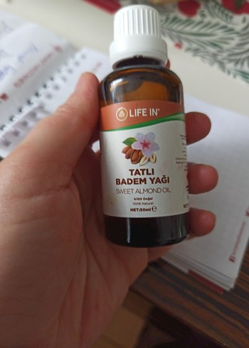 Life In Tatlı Badem Yağı 50 ml yeni ürün hiç açılmamıştır - Görsel 2