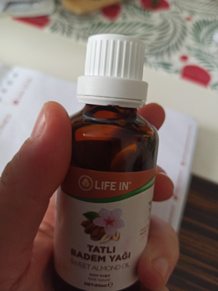 Life In Tatlı Badem Yağı 50 ml yeni ürün hiç açılmamıştır - Görsel 4
