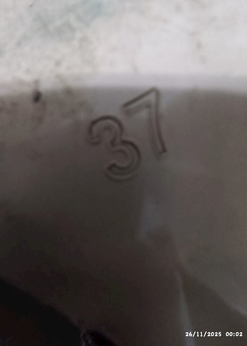 Siyah Parlak Düz Deri Tokalı Stiletto 37 numara - Görsel 2