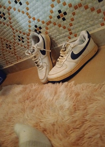 Beyaz Bağcıklı Kadın-erkek Sneaker - Görsel 7