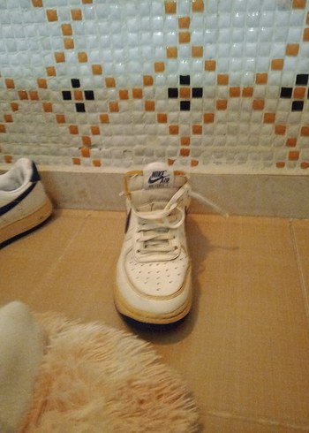 Beyaz Bağcıklı Kadın-erkek Sneaker - Görsel 8