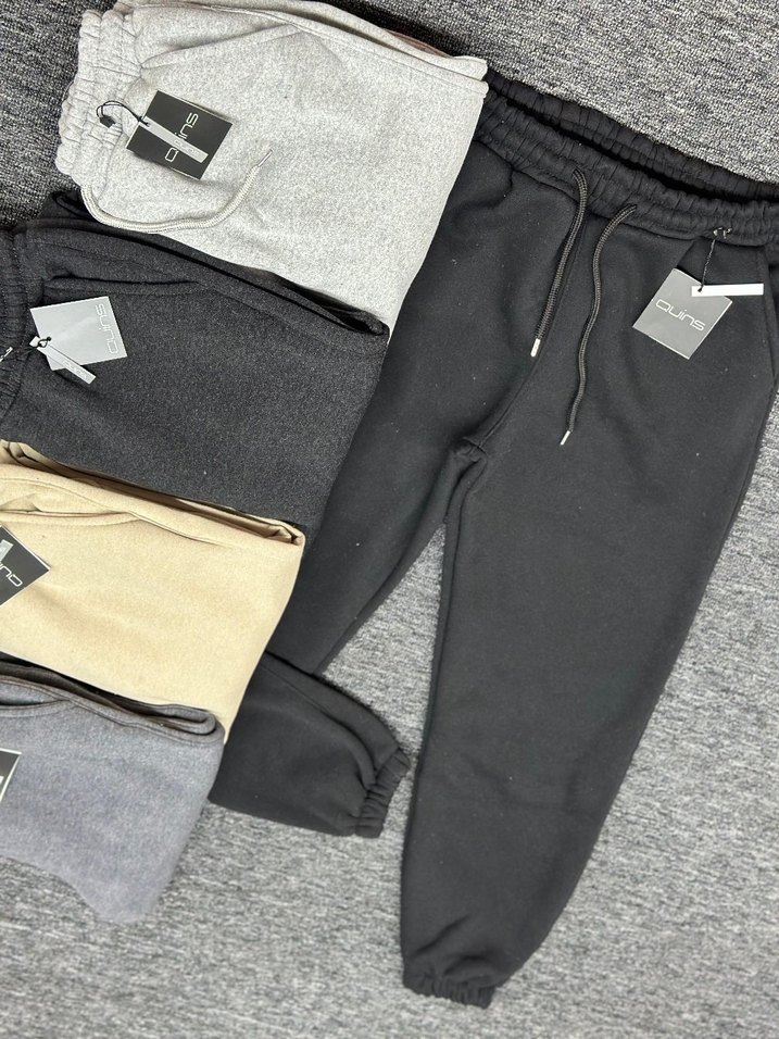 Siyah Kadın erkek Eşofman Altı - Görsel 4