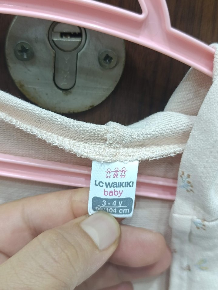 LCW Kız Çocuk Kapüşonlu Pamuk Ceket - Görsel 3