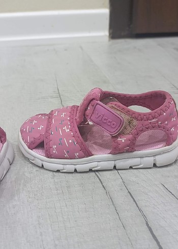 vicco sandalet Kızlar için renkli bağcıksız sandalet - Görsel 5