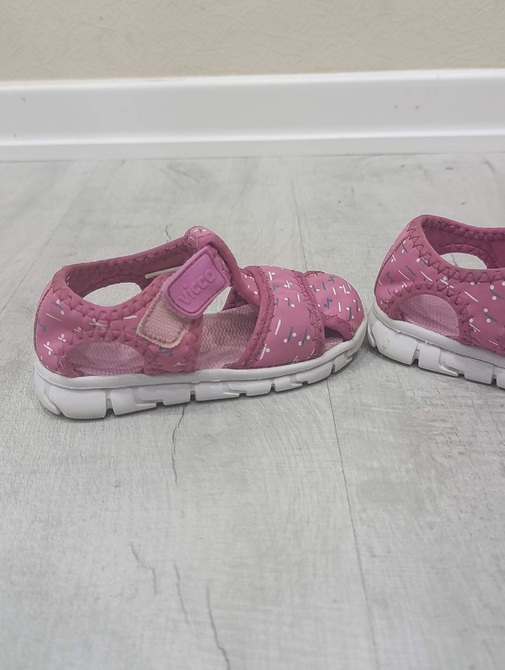 vicco sandalet Kızlar için renkli bağcıksız sandalet - Görsel 2