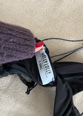 Siyah Kolları Tüllü Bodysuit - Görsel 2