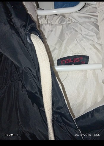 Düğmeli Siyah Kadın Midi Kış Montu - Görsel 2