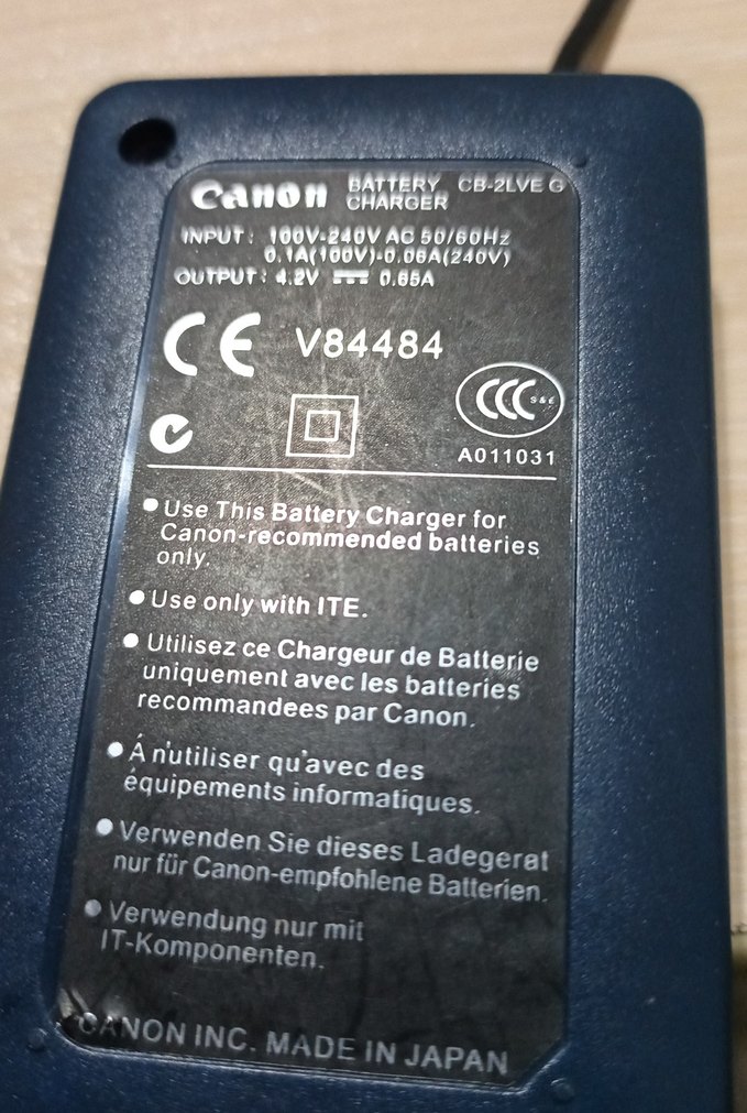 Canon Pil Şarj Cihazı(CB-2LVE G) - Görsel 3